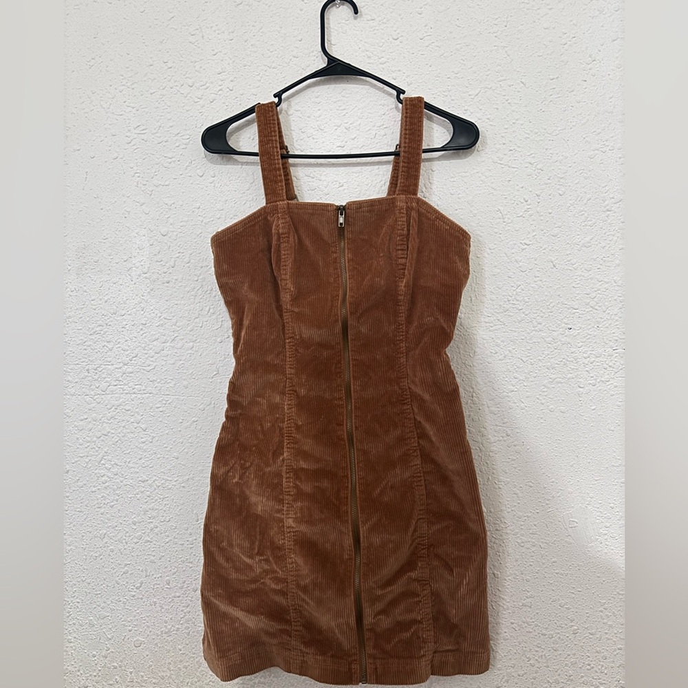 Brown Corduroy Dress
